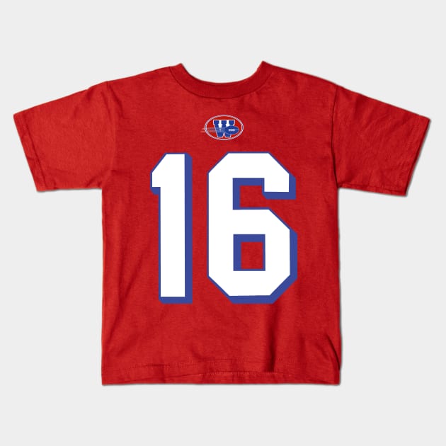 The Replacements Shane Falco Jersey (Front/Back Print) Kids T-Shirt by darklordpug